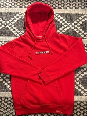 The Marathon Clothing Red Pullover Hoodie
